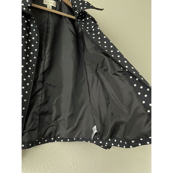 Studio Work Black and White Polka Dot Zip Jacket - Picture 3 of 6